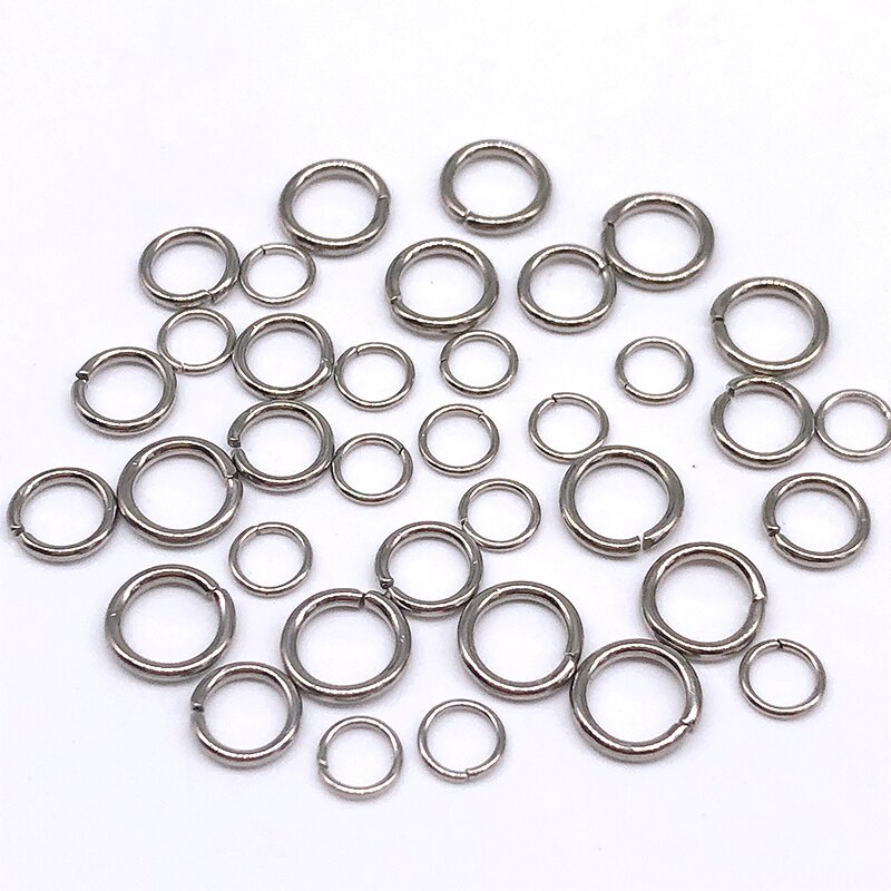 Fine Jewelry ﺴ4 5 6mm 500pcs/lot Connector Stainless Steel Jump Rings
