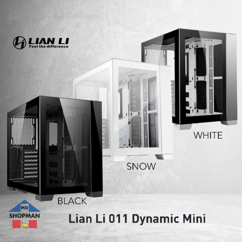 Lianli 011 Dynamic Mini White Black Snow Lian Li Desktop Computer Pc Case |  Shopee Philippines