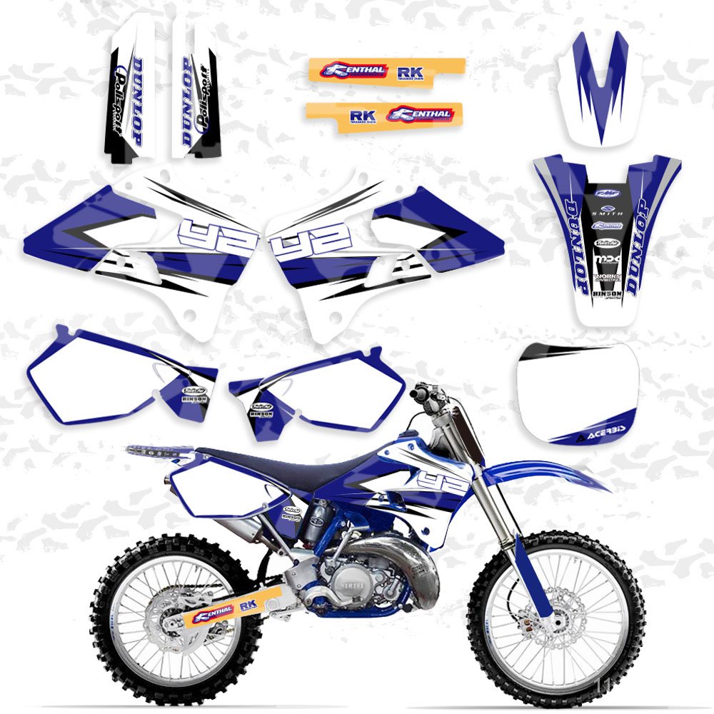 Graphics Decal Sticker Kits For Yamaha Yz125 Yz250 Yz 125 250 1996 1997