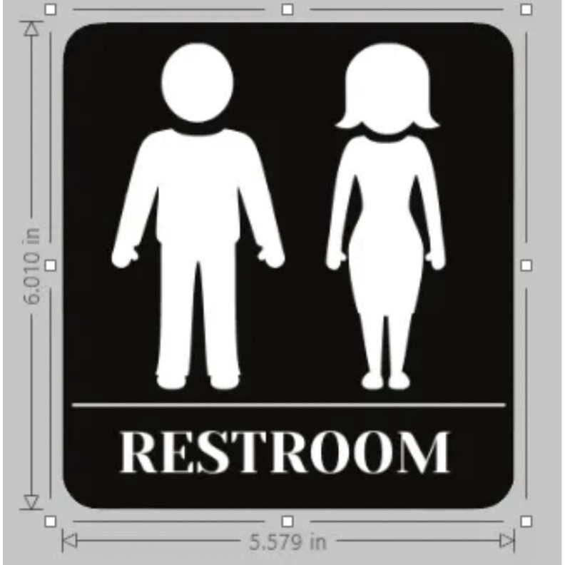 COMFORT ROOM SIGNAGE Shopee Philippines