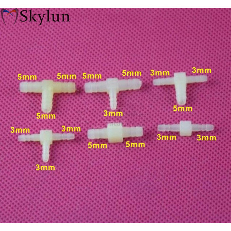 100PCS Dental chair unit 3 way accept adaptor 2 big one small adaptor