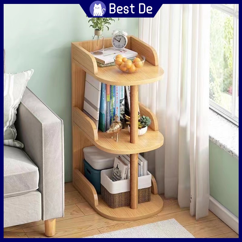 Modern Sofa Side Table Corner Tea Table Wood Coffee Table Bedside Table