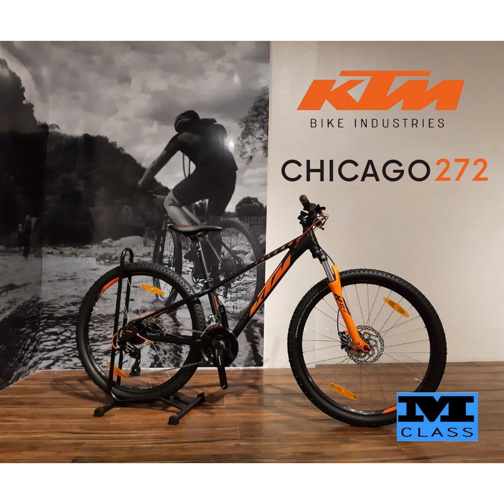 KTM MOUNTAIN BIKE CHICAGO 272 BLACK MATT ORANGE WHEEL SIZE 27.5