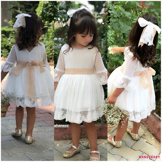 MG Flower Girl Dress Lace Flower Kids Baby Princess Pageant Party Bridesmaid Dresses Shopee Philippines