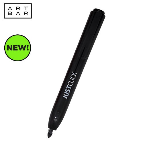 Morris Just Click Permanent Marker Retractable Black Medium MARKJST007 ...