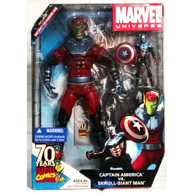 Marvel Universe Captain America VS Skrull Giant Man Exclusive Action Figure  Set ✨ショップニュース一覧✨ ゲーム、おもちゃ