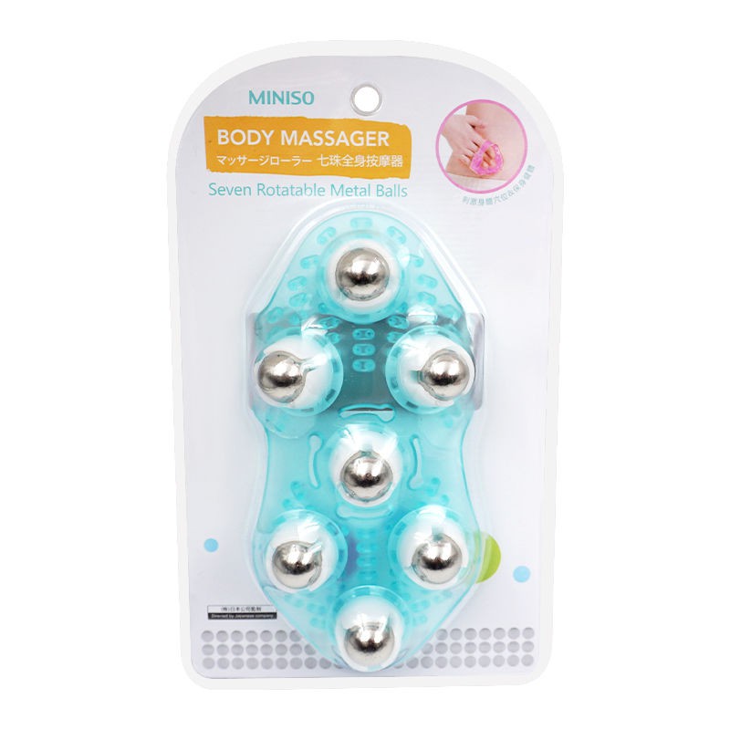 Minisomingchuangyoupin Dragon Ball Massager Seven Beads Full Body Massage Roller Ball Body 4787