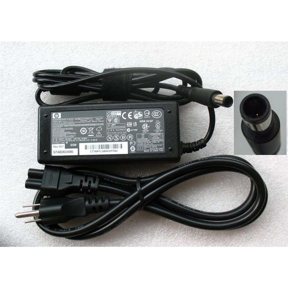 Hp Pavilion Laptop Charger 185v 35a 65w 74mm 50mm Adapter Shopee Philippines 