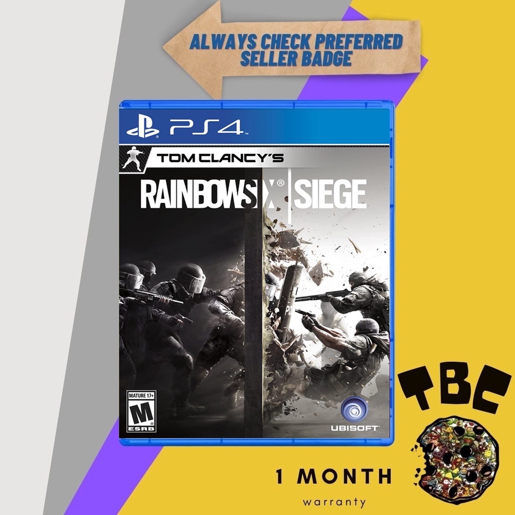 PS4 Tom Clancy's Rainbow Six Siege - Playstation 4 [R3] | Shopee ...