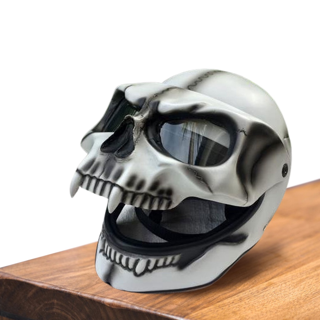 Motorbike best sale helmet skull