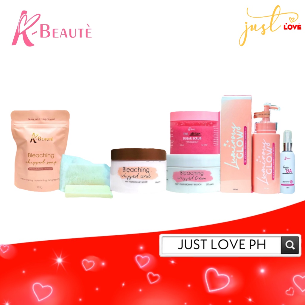 KBeaute Bleaching Whipped Scrub, Whipped Cream, African Sugar Scrub