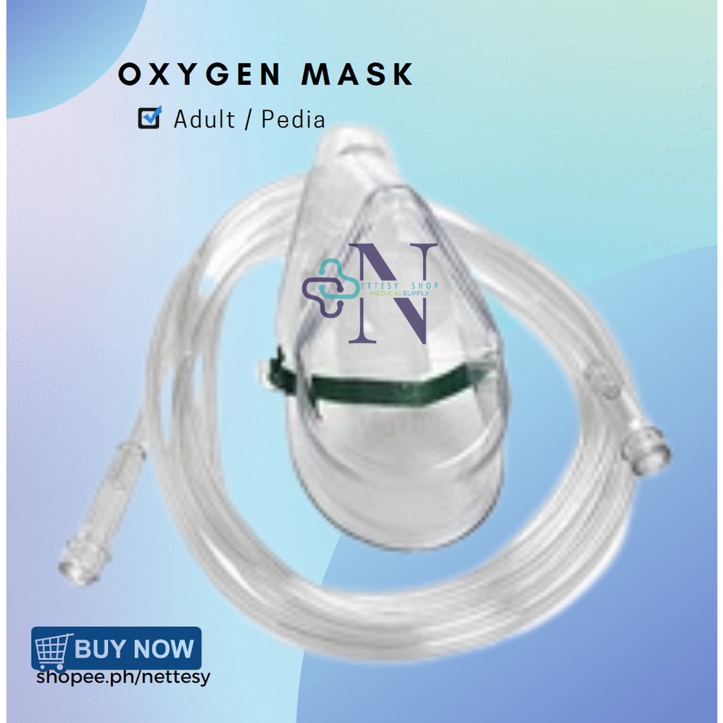 Surgitech Oxygen Mask (Adult / Pedia) | Shopee Philippines