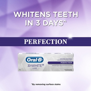 ORAL-B 3D White Luxe Perfection Toothpaste 95g | Shopee Philippines