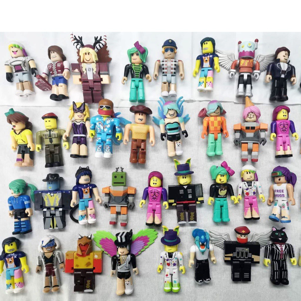 20pcs Random Virtual World Games Roblox Building Blocks Robot Model ...