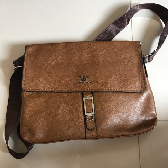 Giorgio armani sling bag messenger bag Shopee Philippines