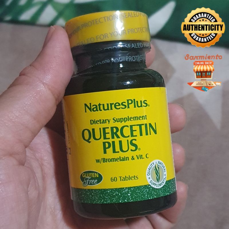 Nature's Plus Quercetin Plus with Bromelain and Vitamin C 60 Tablets Shopee Philippines