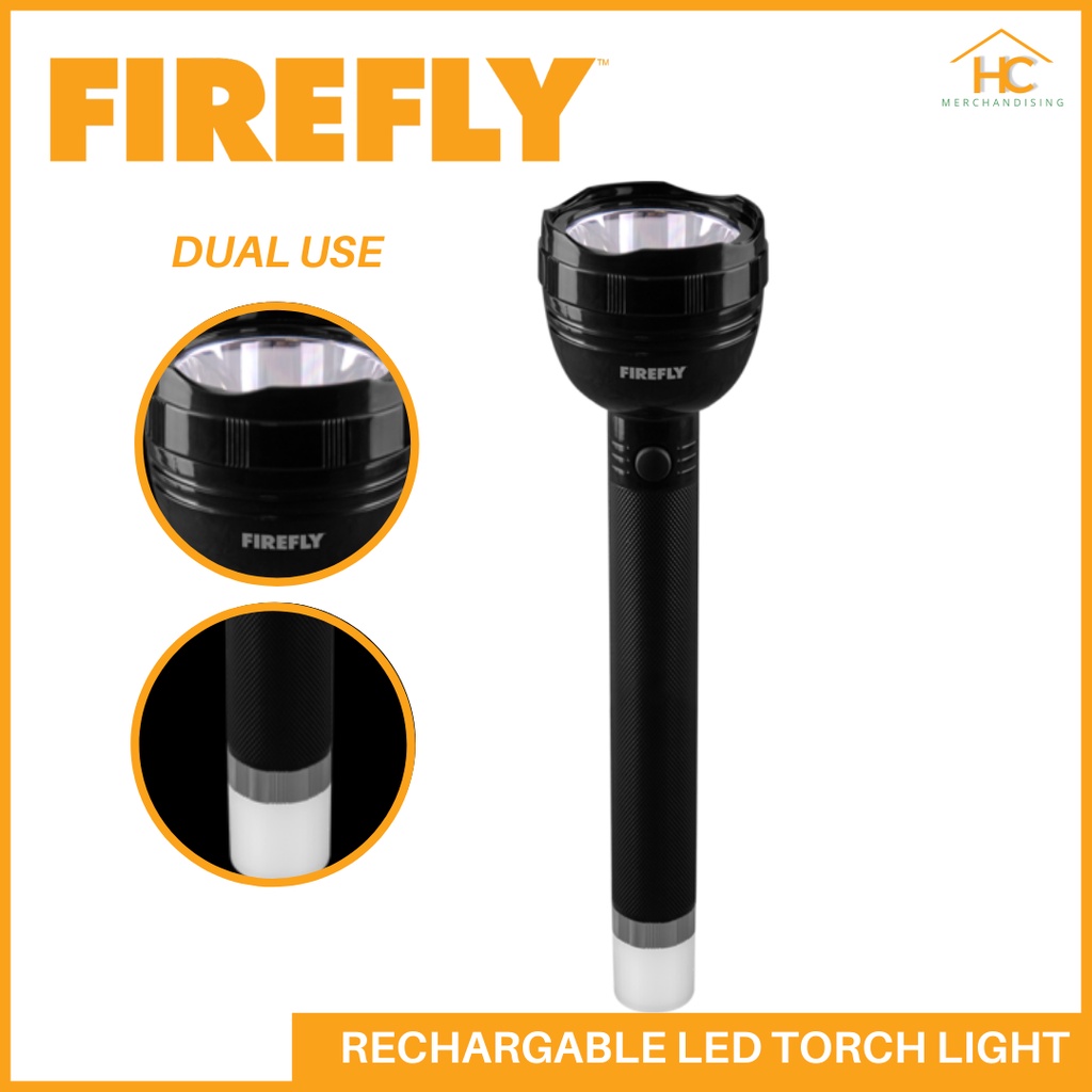 FIREFLY Rechargeable Dual Use LED Torch Light Portable Powerful