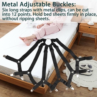 bed sheet fasteners 4x Bed Sheets Gripper Straps Elastic Garter