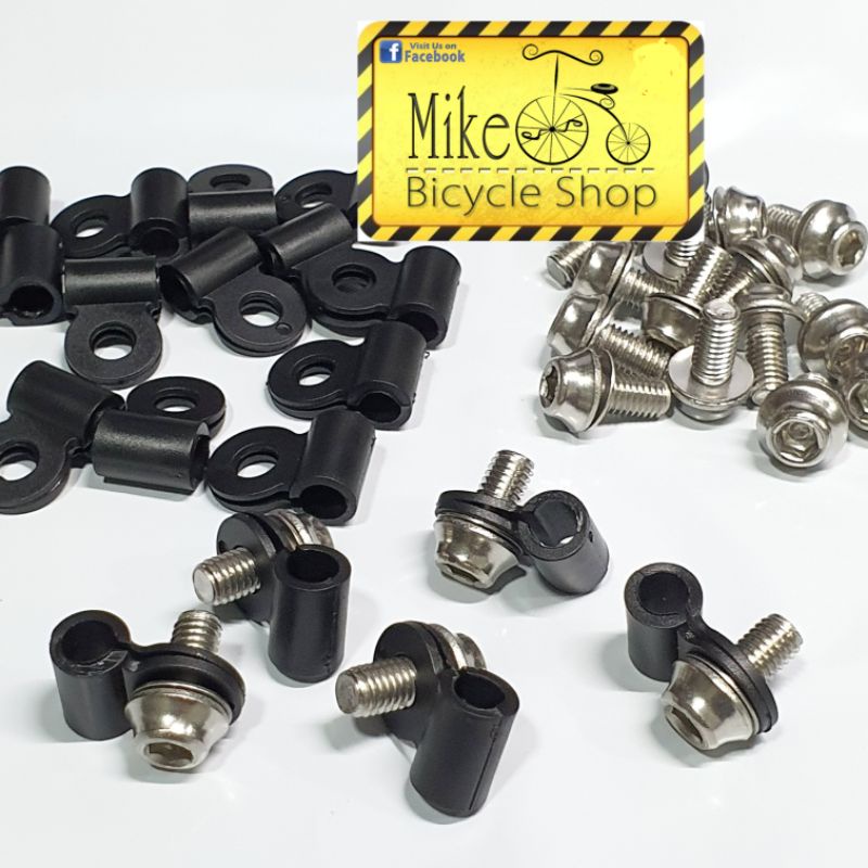 Cable Housing Bicycle Clamp holder Buckle Brake Cable Hose Clamp Cable