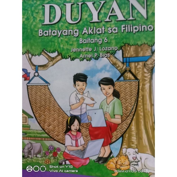 Duyan Batayang Aklat Sa Filipino Shopee Philippines 0942
