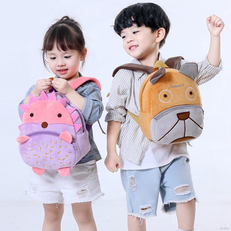 Ready Stock Baby Girls Boys Backpack Bags Toddler Bag Kids Girl Boy Plush  Animal Cartoon Travel Bag For Kids