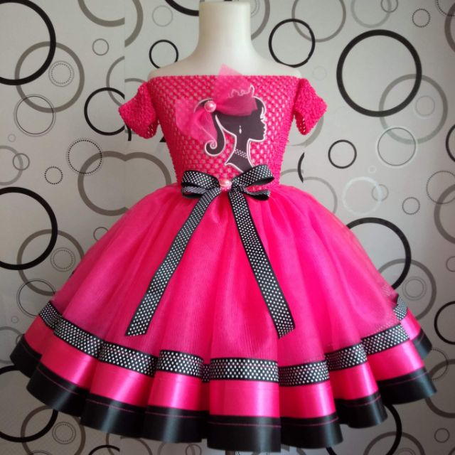 Barbie gown for hot sale 7th birthday