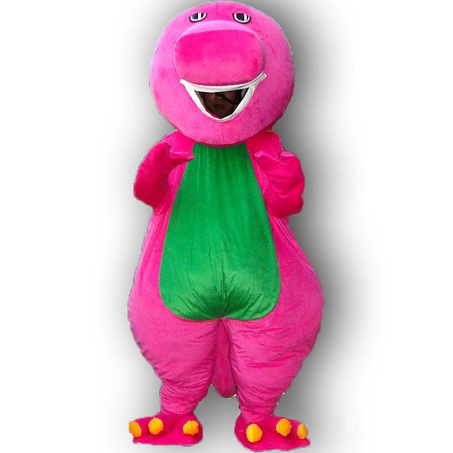 Barney Mascot Costume Barney Cartoon Mascot Costumes on Adult Size 8PZA ...