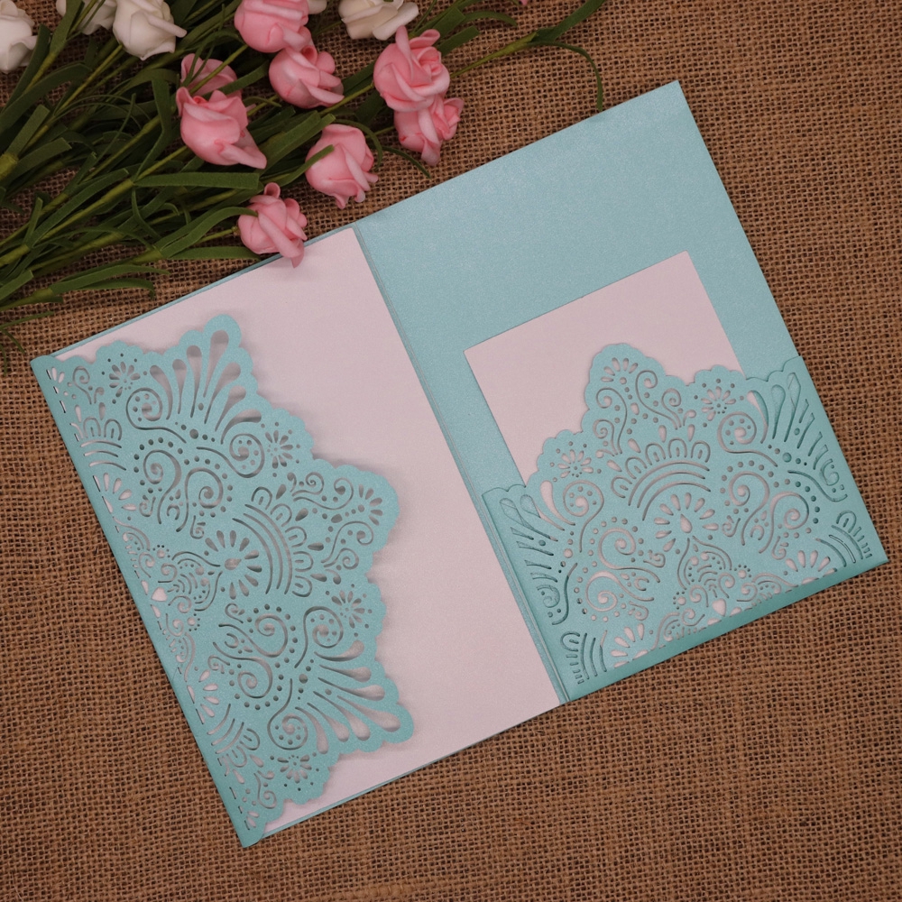 10pcs/pack Glitter Wedding Invitation Card Cover Shinny Paper Party ...