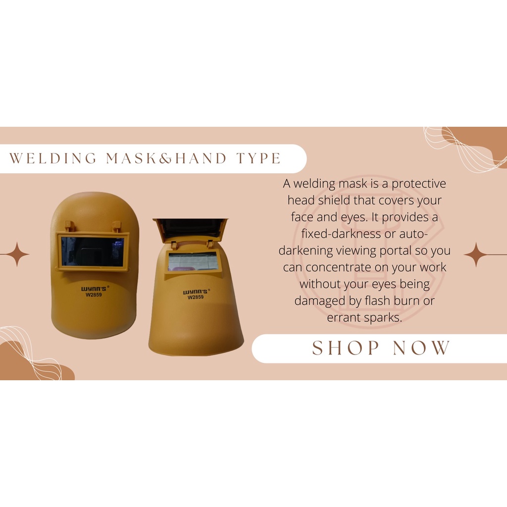 WELDING MASK & HAND TYPE | Shopee Philippines
