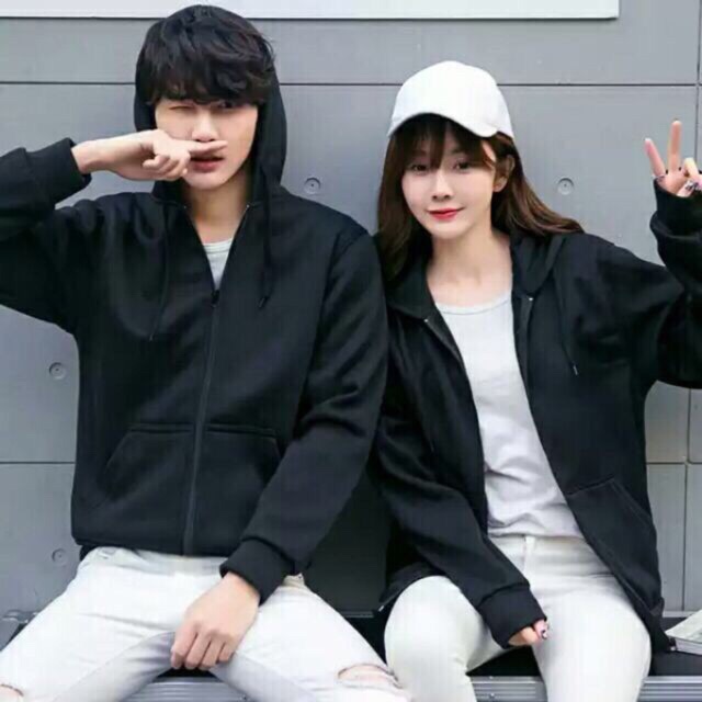 Hoodie couple outlet jacket