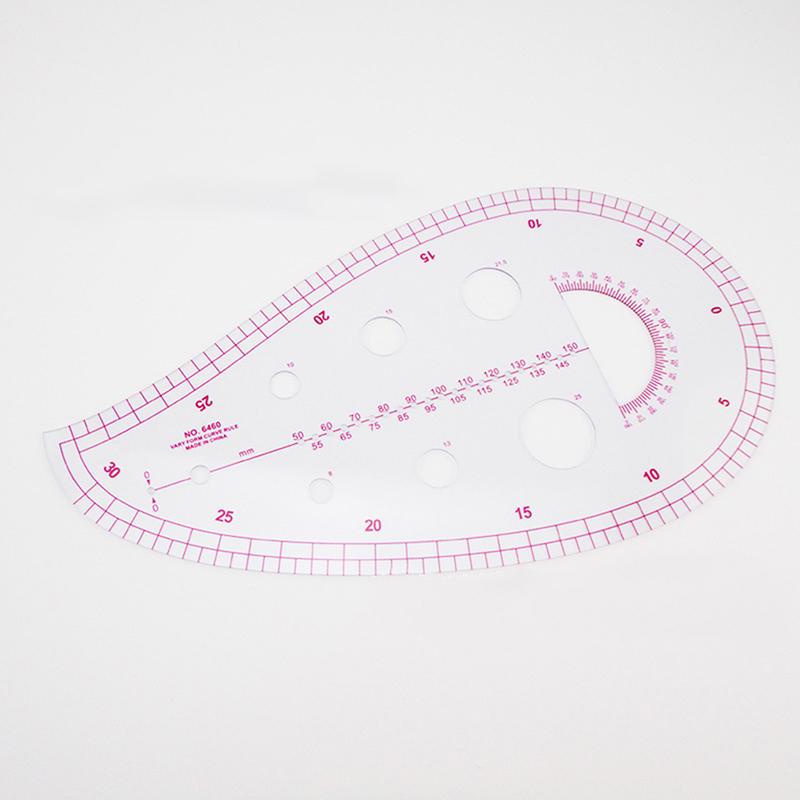 Sewing Ruler Set Curve Pattern Grading Ruler Drawing Measure Template ...