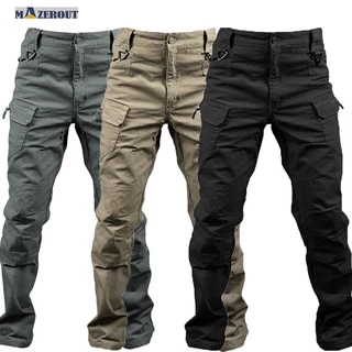 US IX8 Tactical Pants Men Military Waterproof Multiple Pockets Climbing  Fishing Trousers Hombre Durable Casual Cargo Sweatpants