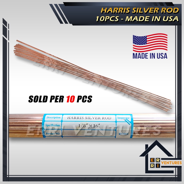 [Harris] Silver Rod 10pcs - Made in USA | Shopee Philippines