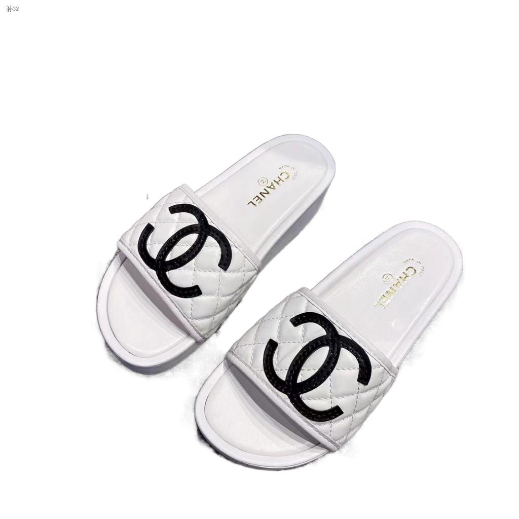 chanel sandals wedge for women slip on sandals for women Shopee