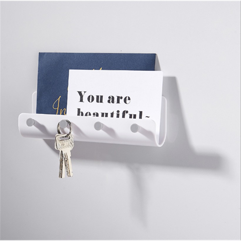 Multifunction Desktop Letter Organizer - White Adjustable Partition Rack For Mail, Files, Books