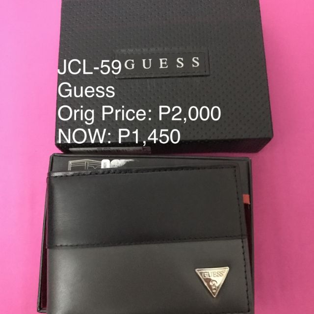 Guess discount wallet prices