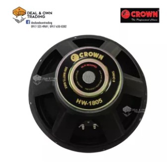 Crown subwoofer hot sale speaker price