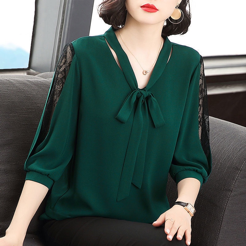 Chiffon formal shop shirts for ladies