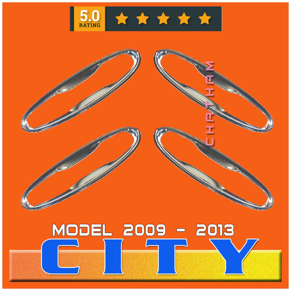 Honda City 2009 2013 (Chrome Door Outer Frame Cover ) Shopee