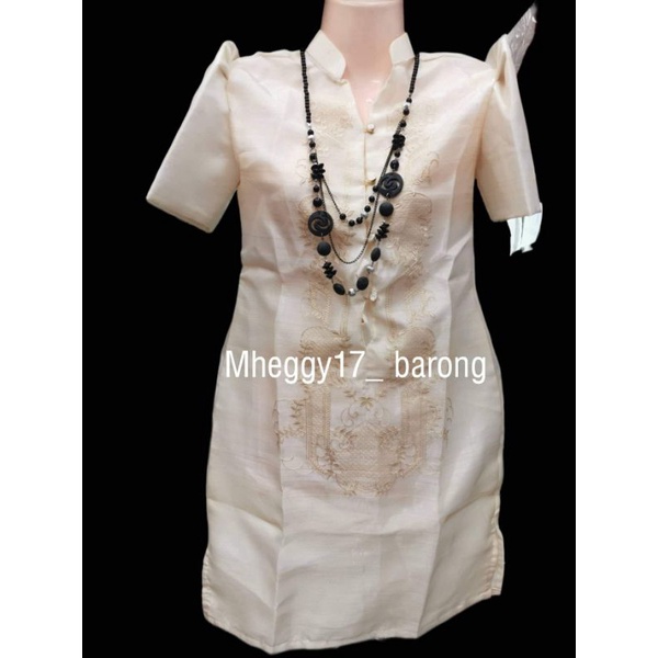 MARIAN DRESS MC SLEEVE-MODERN FILIPINIANA-RANDOM DESIGN | Shopee ...