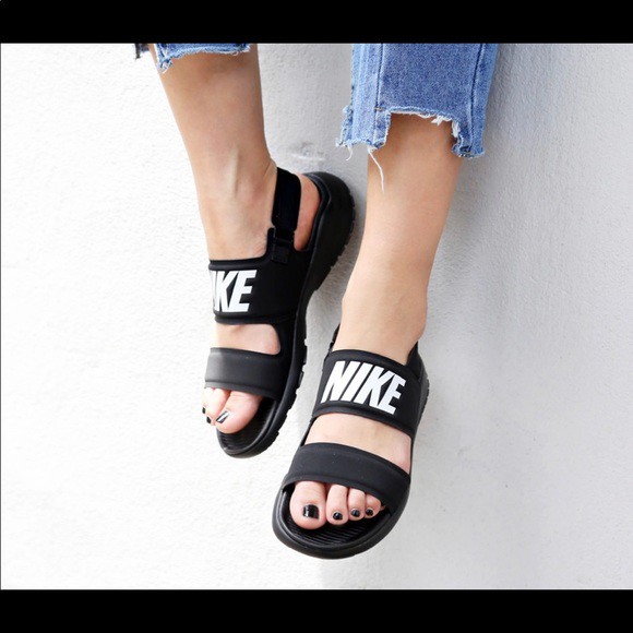 NIKE TANJUN SANDALS WOMENS BLACK Shopee Philippines