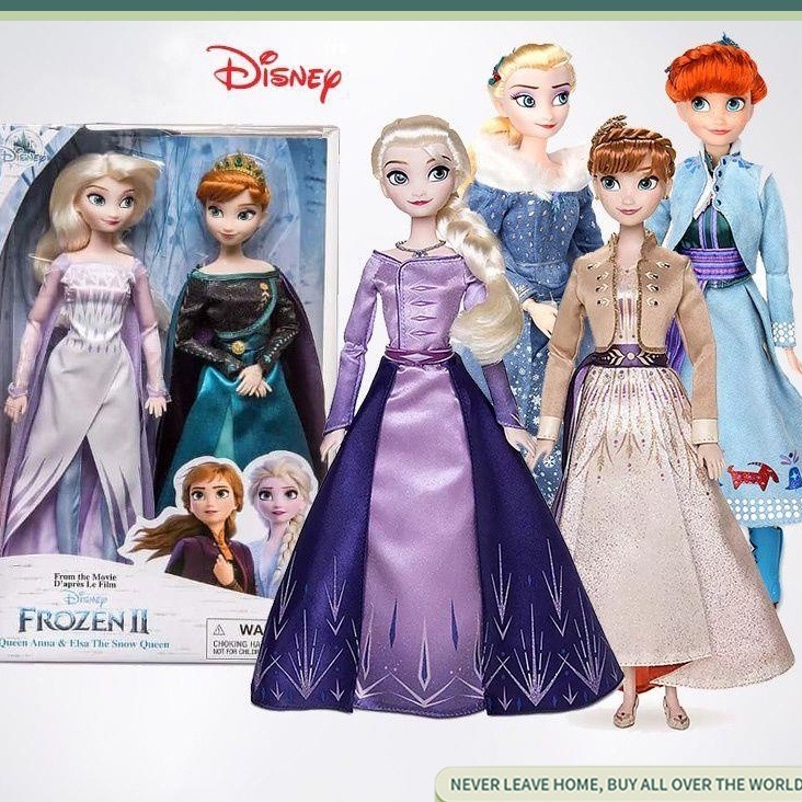 Disneyland Frozen 2 Princesa Aisha Aisha boneca Rainha Anna vestido ...