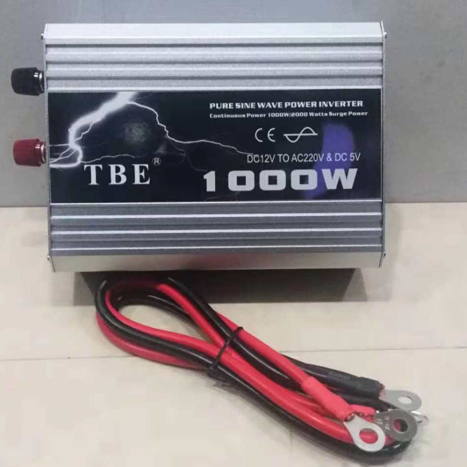 Tbe 1000w 12v Pure Sine Wave Power Inverter With USB Input T12p1000w ...