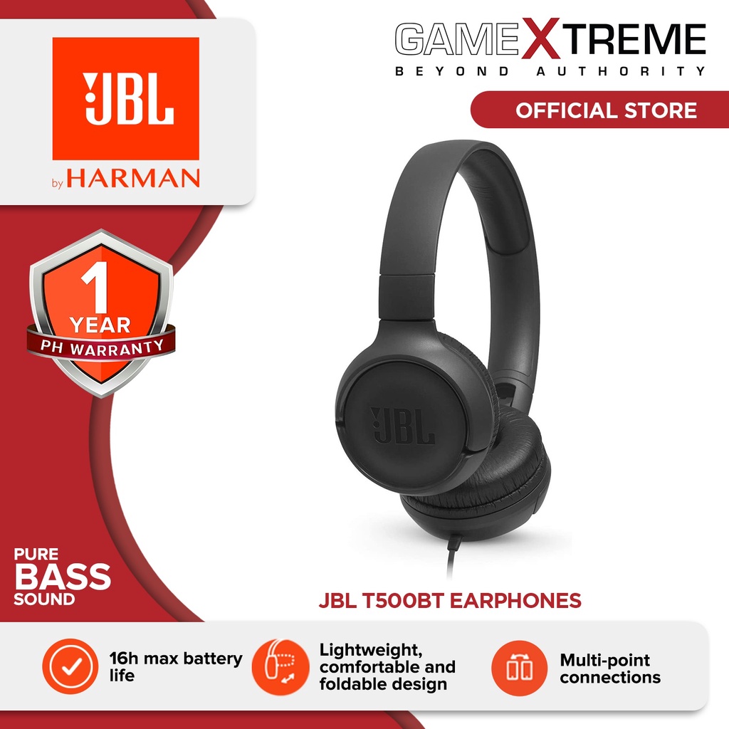 Jbl best sale t500 black