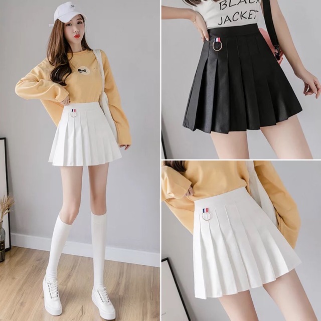 Korean shop skirt outfit