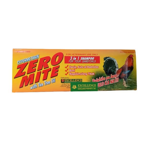 Zero Mite Shampoo for Gamefowl 10ml (1 Sachet) Shopee Philippines