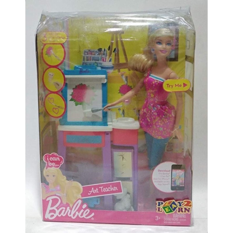 Barbie I Can Be Art Teacher Doll Playset Shopee Philippines
