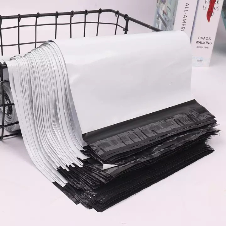 100 PCS plastic packaging percel bag courier plastic pouch shopping bag ...