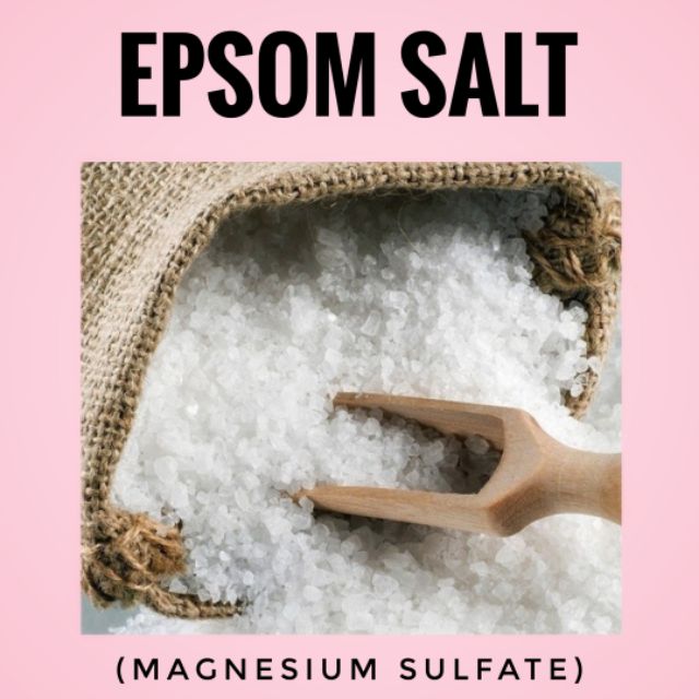 Epsom salt (magnesium sulfate) Shopee Philippines
