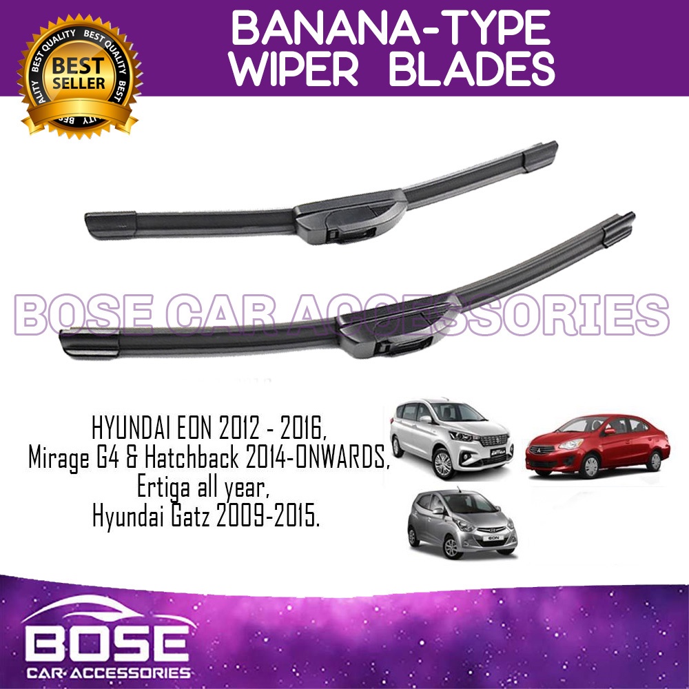 Windshield Wiper Blade for Toyota Vios 2002 2018 / Hyundai EON 2012